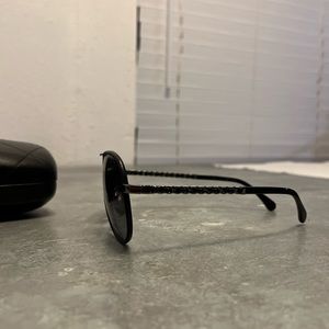 AUTHENTIC CHANEL AVIATOR SUNGLASSES